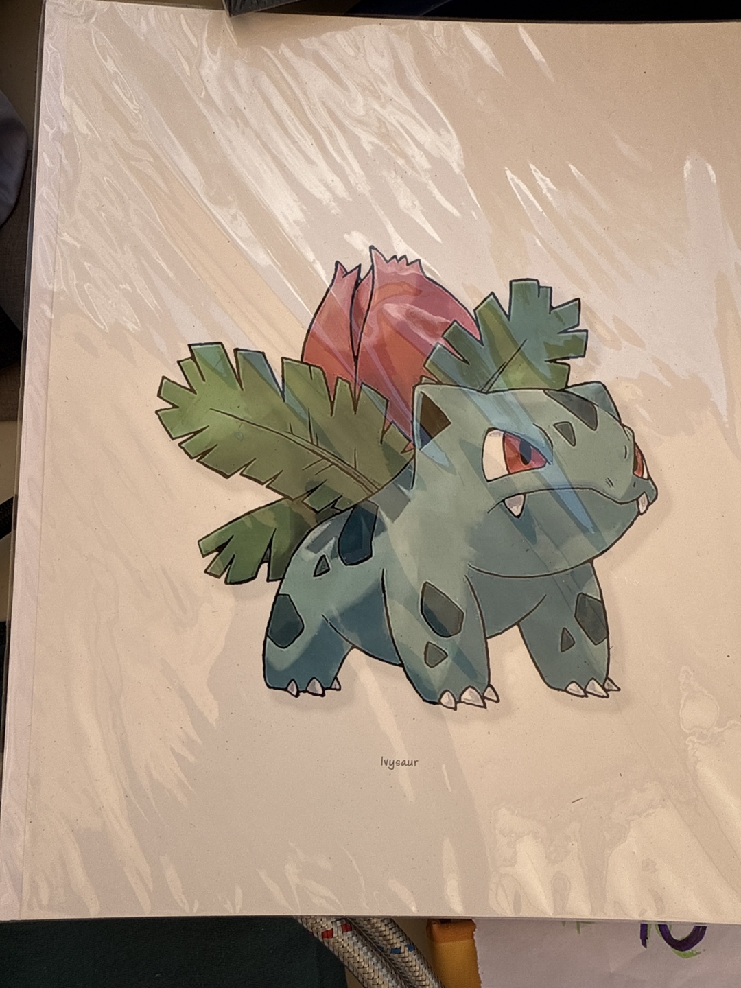 Ivysaur Pokemon Print