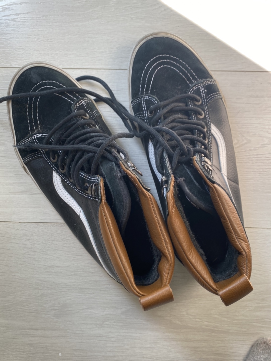 Vans Black Leather Shoes