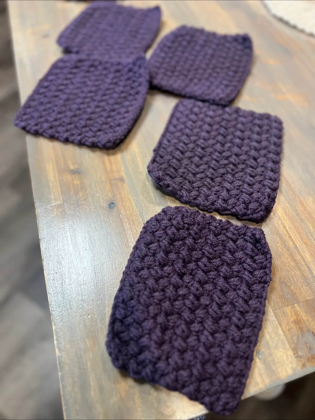 Handmade Crocheted Table Mats - Set of 3 image indicator(6)