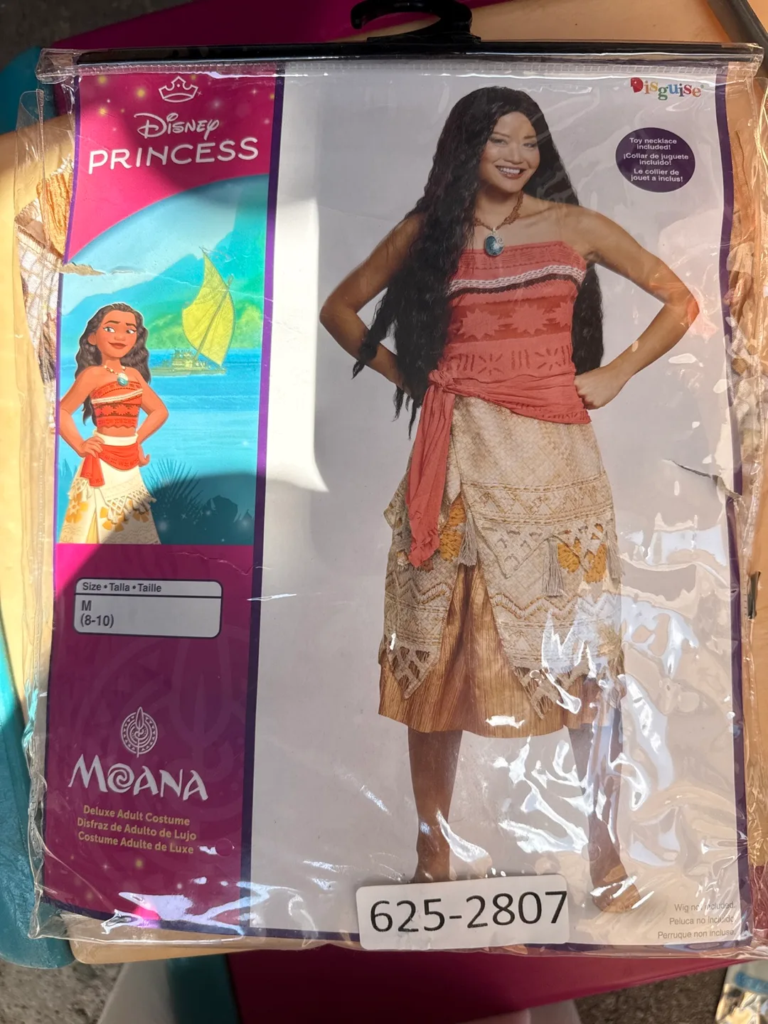 Disney Moana Deluxe Adult Costume - Size M (8-10)
