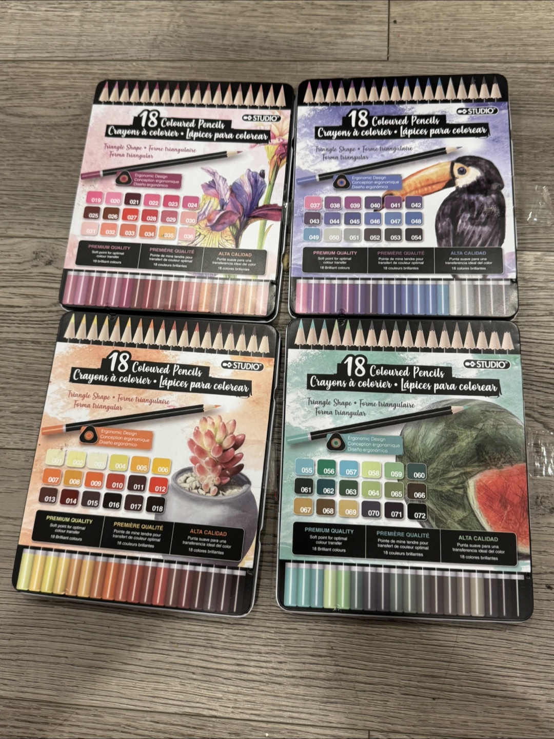 Studio 18 Coloured Pencils - Set of 4