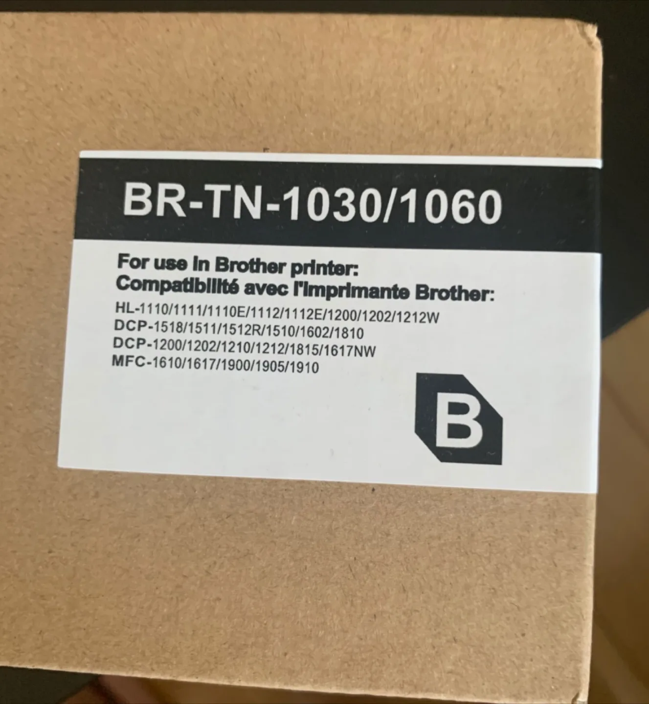 Brother BR-TN-1030/1060 Toner - New in Box image indicator(2)