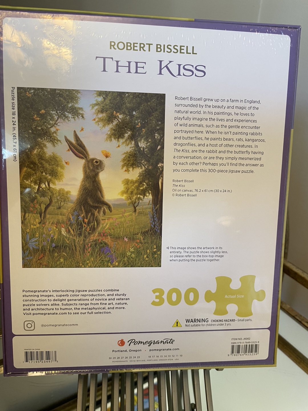 Pomegranate "The Kiss" 300 Piece Puzzle - NEW - photo 2