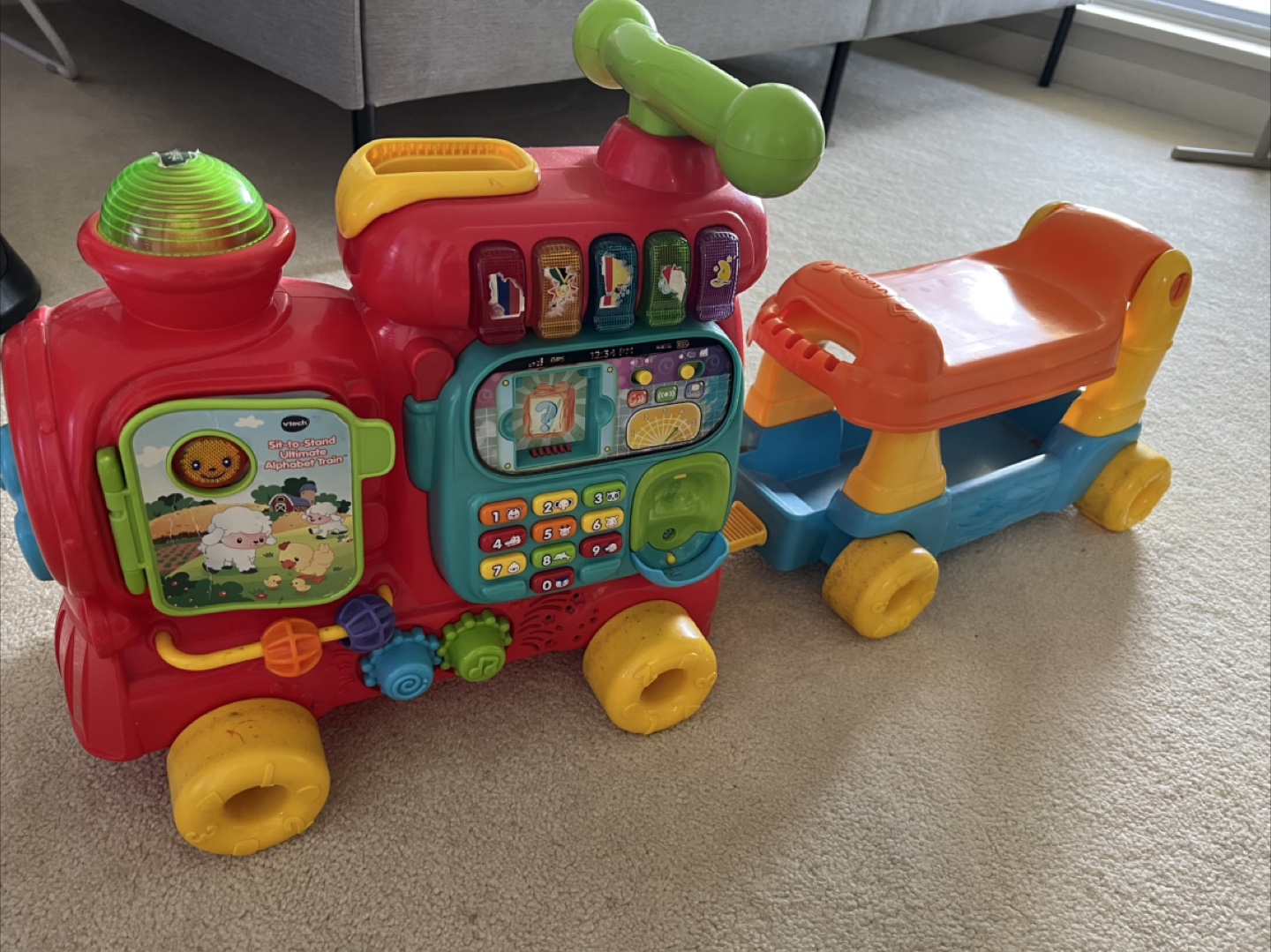 Give away: VTech Sit-to-Stand Alphabet Train Ride-On
