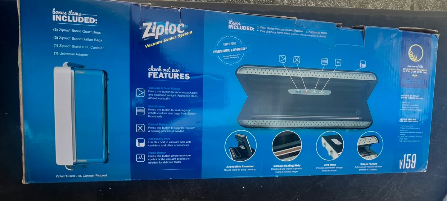 Ziploc Vacuum Sealer System V159 image indicator(4)