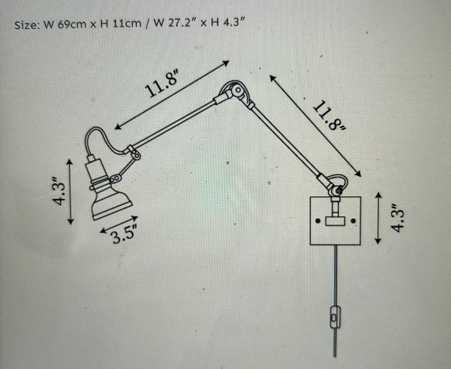 Swing wall lamp - photo 4