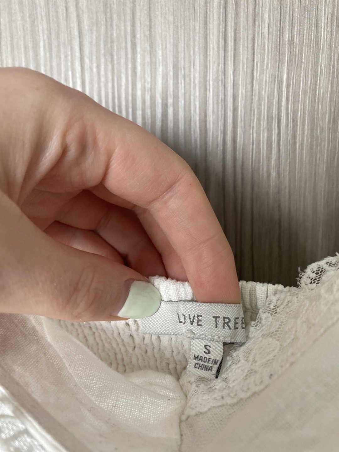 Love Tree White Blouse - Size Small - photo 2