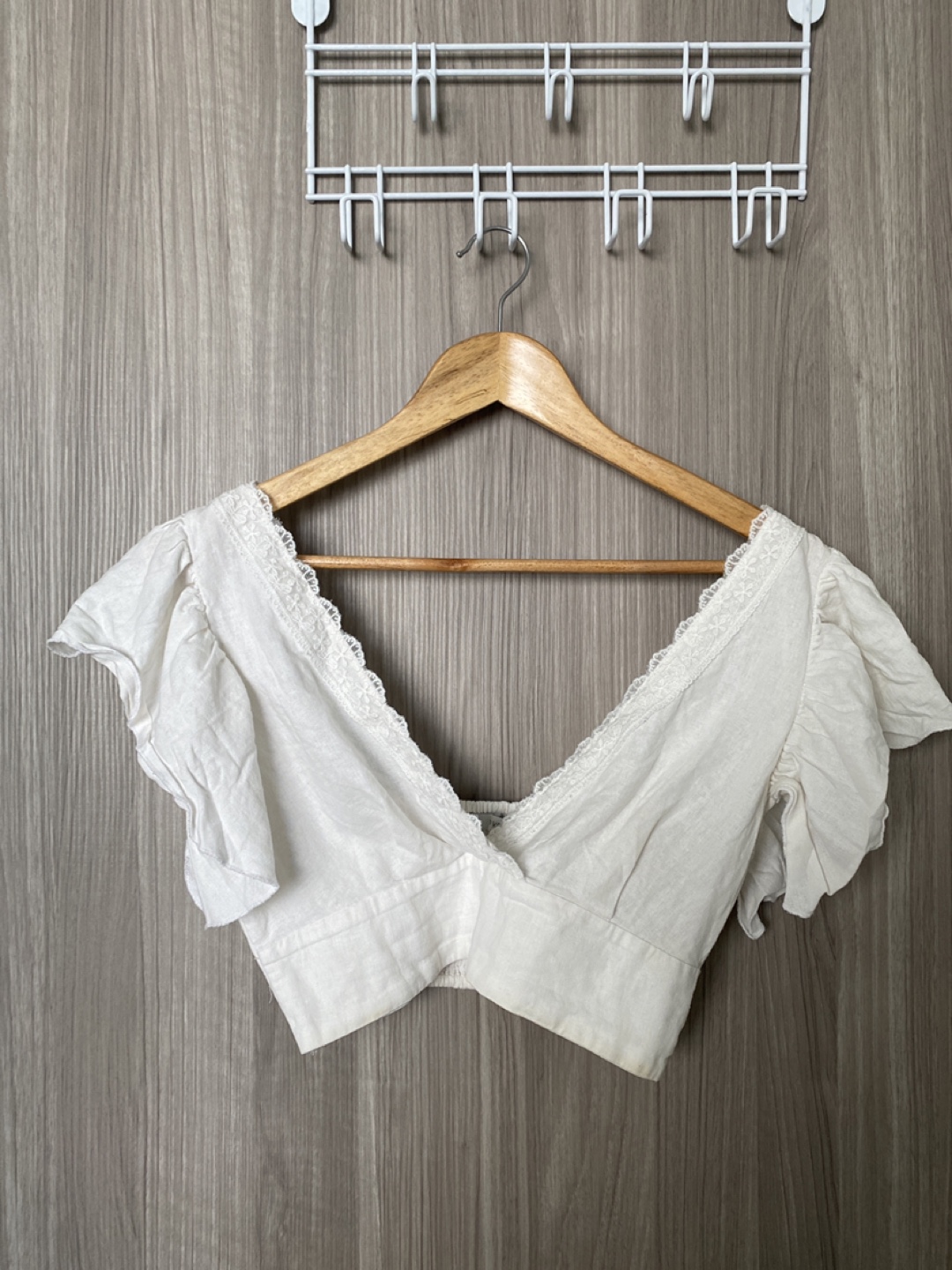 Love Tree White Blouse - Size Small
