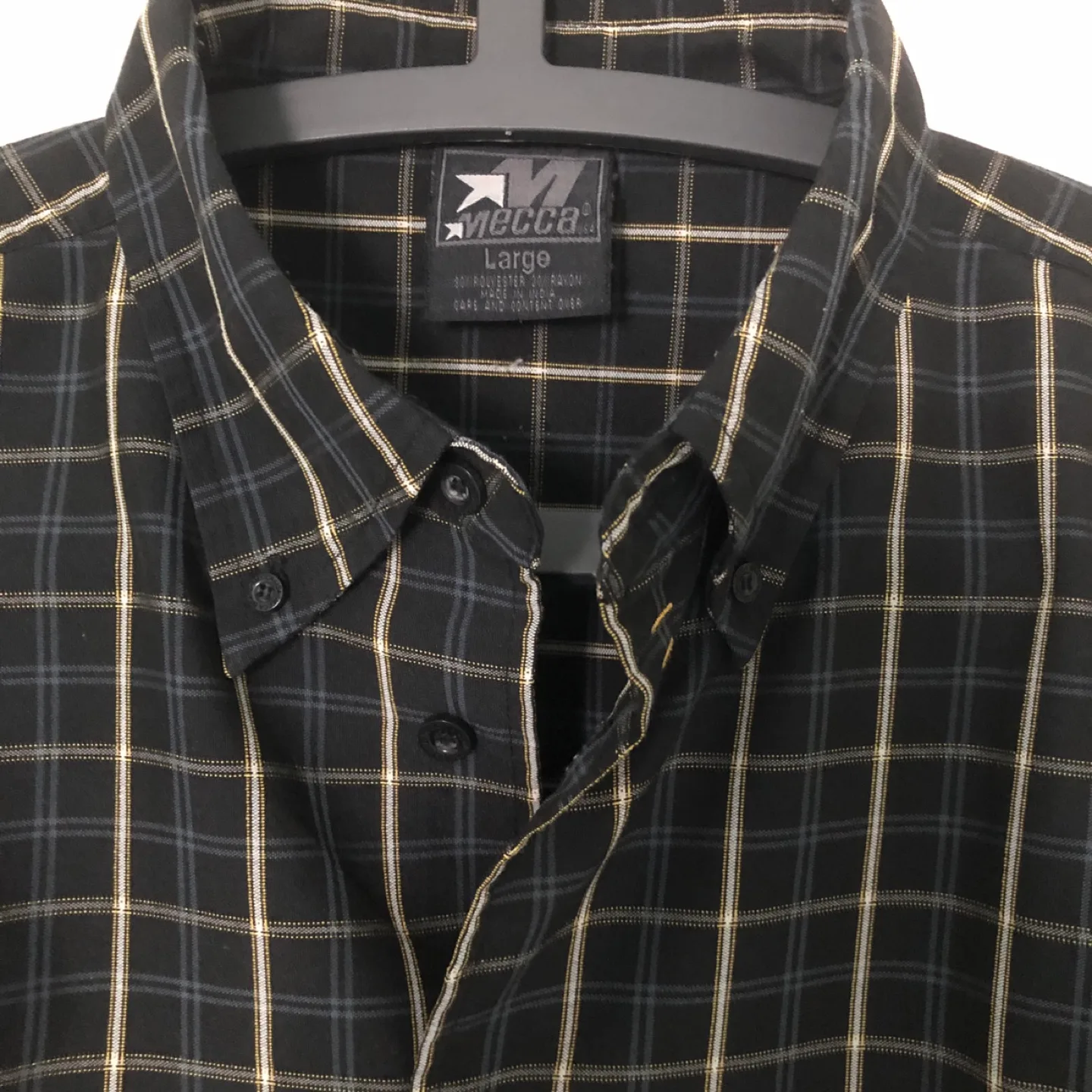 Mecca Plaid Flannel Shirt - Large thumbnail