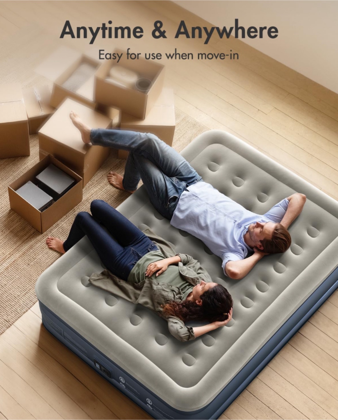 iDOO Queen Air Mattress with Built-in  Pump - photo 4