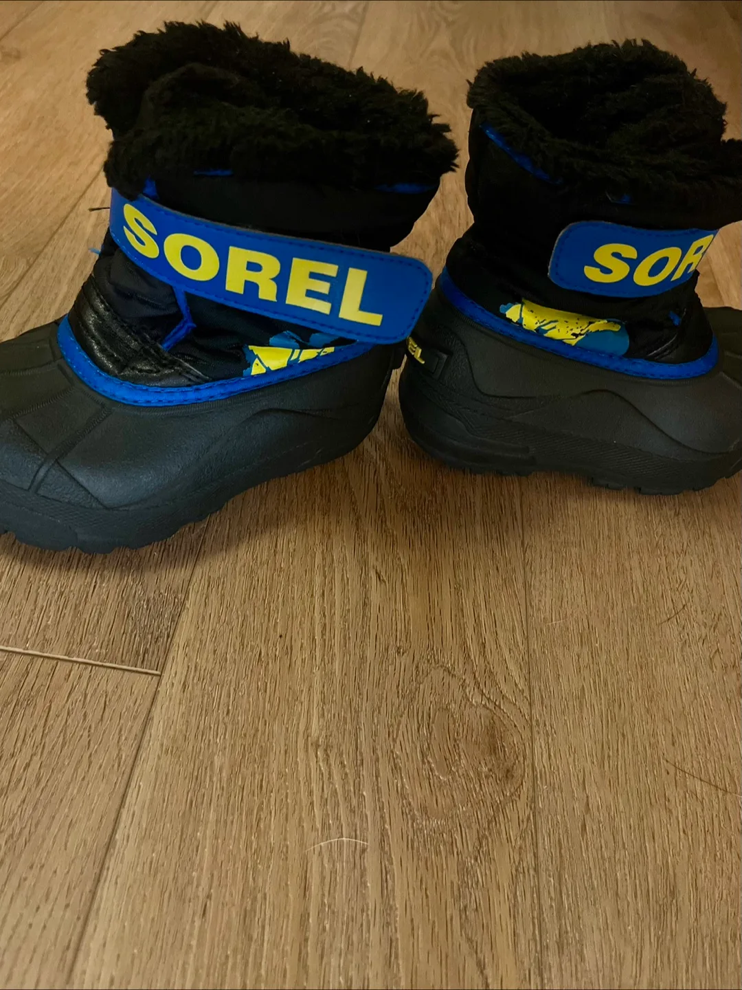 Sorel Kids' Snow Commander Boots - Black/Blue image indicator(4)