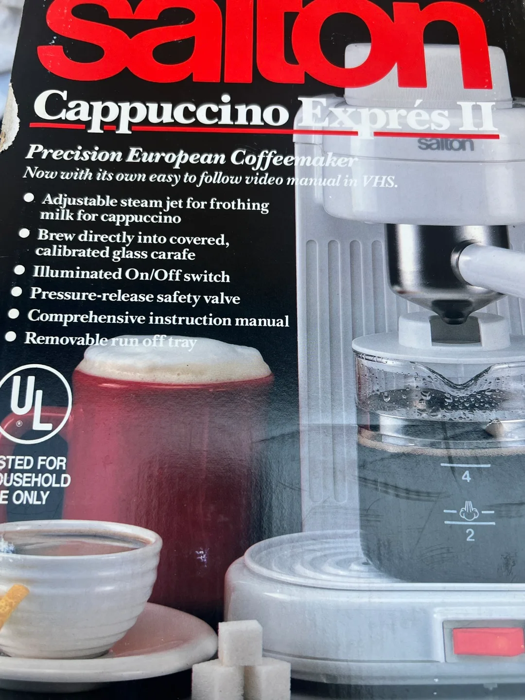 Salton Cappuccino Expres II Espresso Maker image indicator(2)