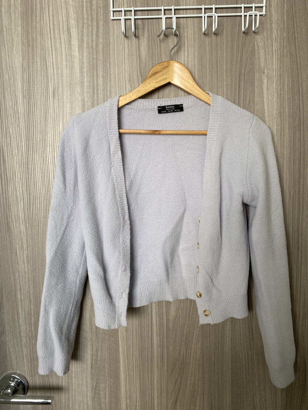Bershka XS Cardigan - Light Purple