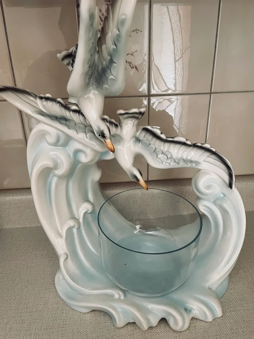 Seagull Ceramic Candle Holder thumbnail