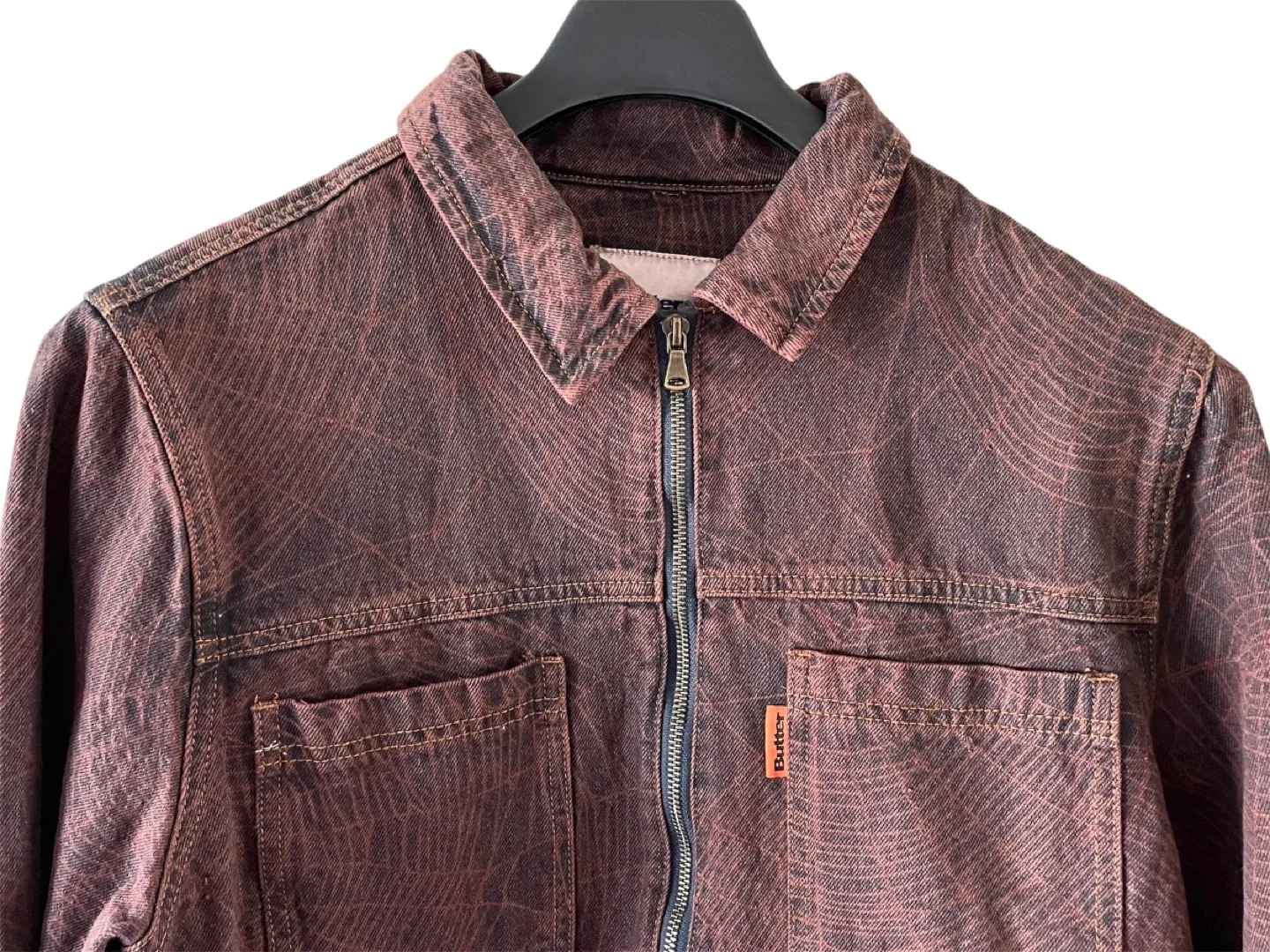 Butter Goods Overdye Web Denim Jacket - Size M image indicator(3)