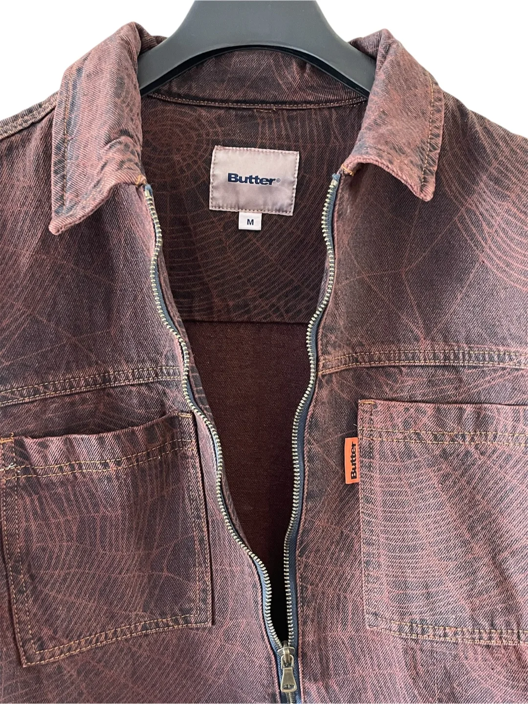 Butter Goods Overdye Web Denim Jacket - Size M image indicator(4)