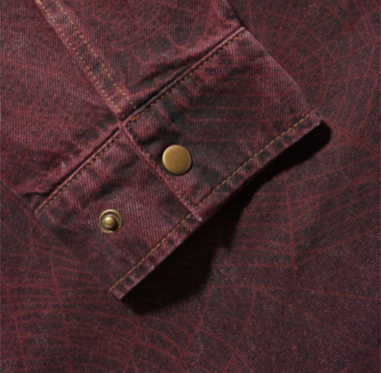 Butter Goods Overdye Web Denim Jacket - Size M image indicator(7)