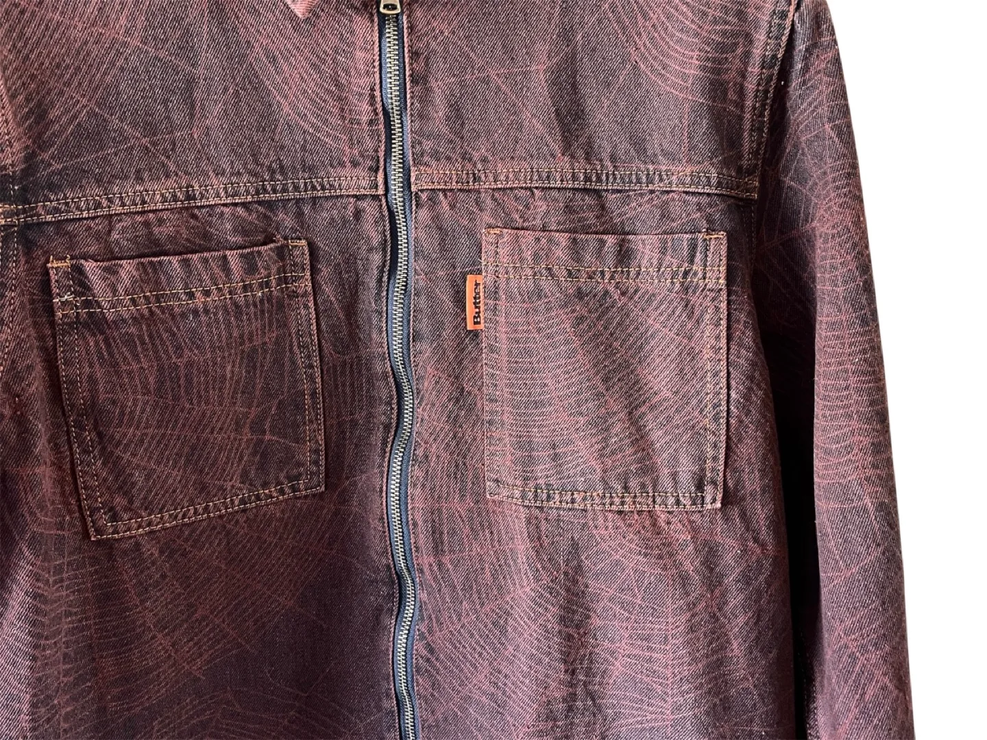 Butter Goods Overdye Web Denim Jacket - Size M image indicator(5)