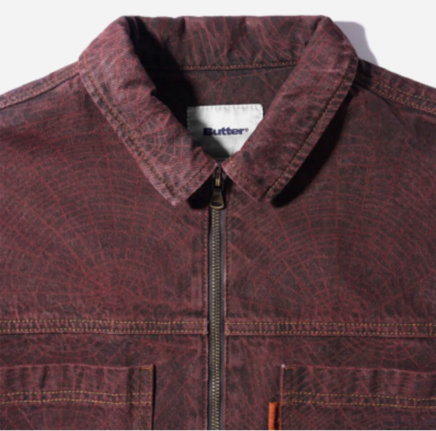 Butter Goods Overdye Web Denim Jacket - Size M image indicator(10)