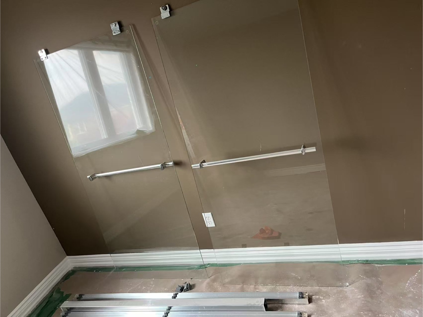 Shower Glass Door - 70" x 58 1/8"