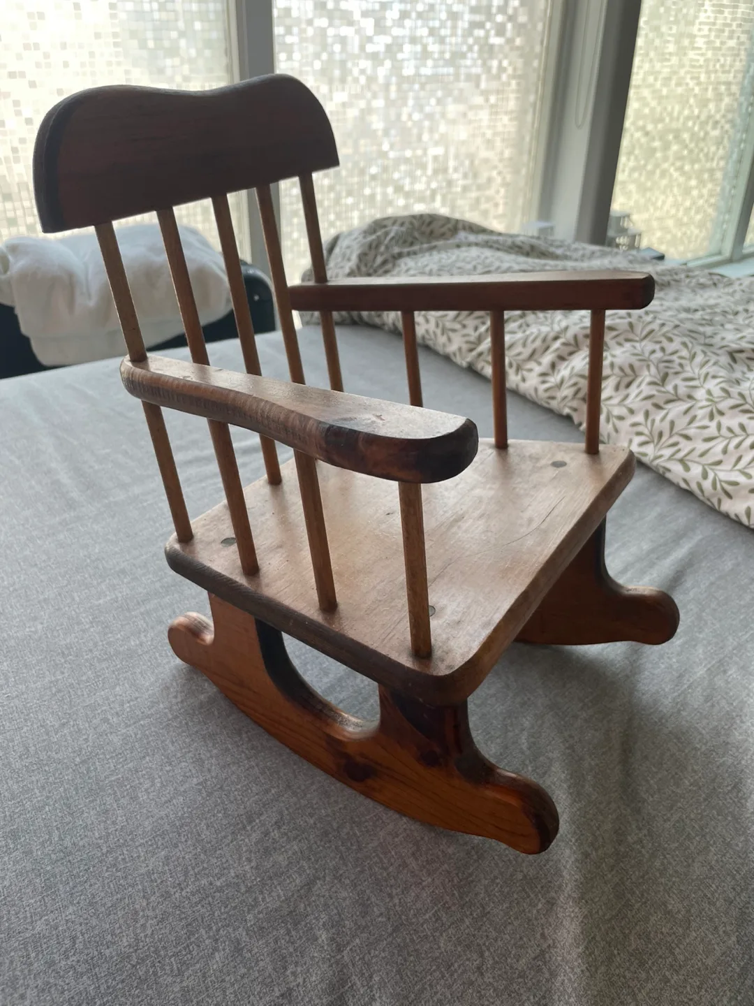 Small Wooden Rocking Chair thumbnail