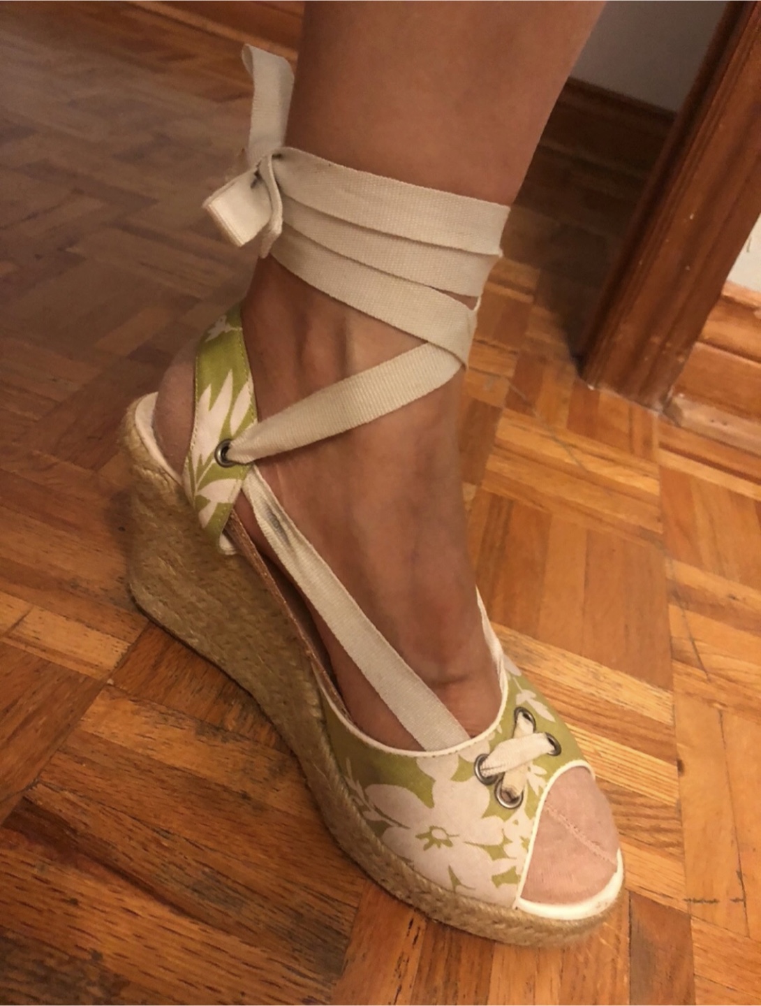 🧡Monterey Bay Club Espadrille Wedges - Size 8 - photo 2
