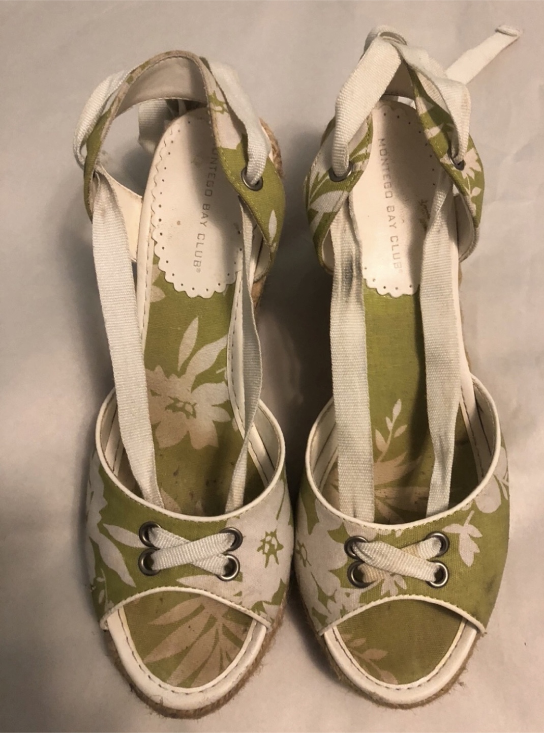 🧡Monterey Bay Club Espadrille Wedges - Size 8 - photo 3