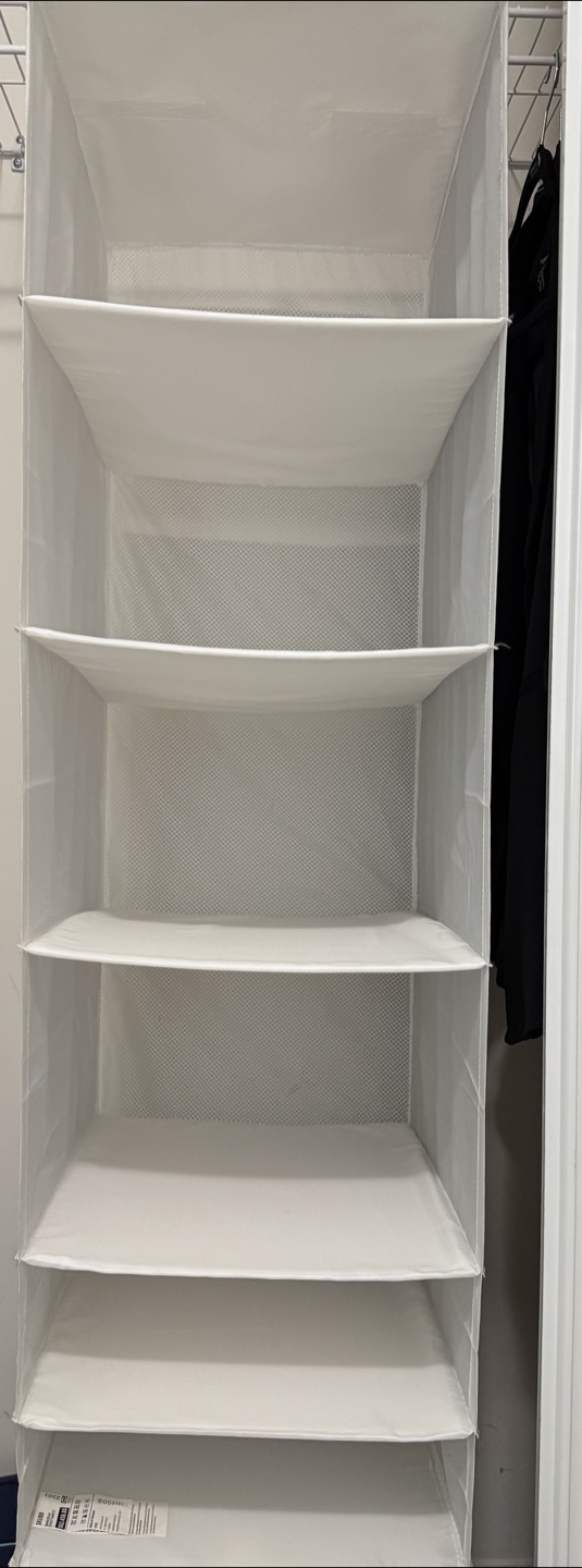 2 IKEA SKUBB Hanging Organizer - Like New