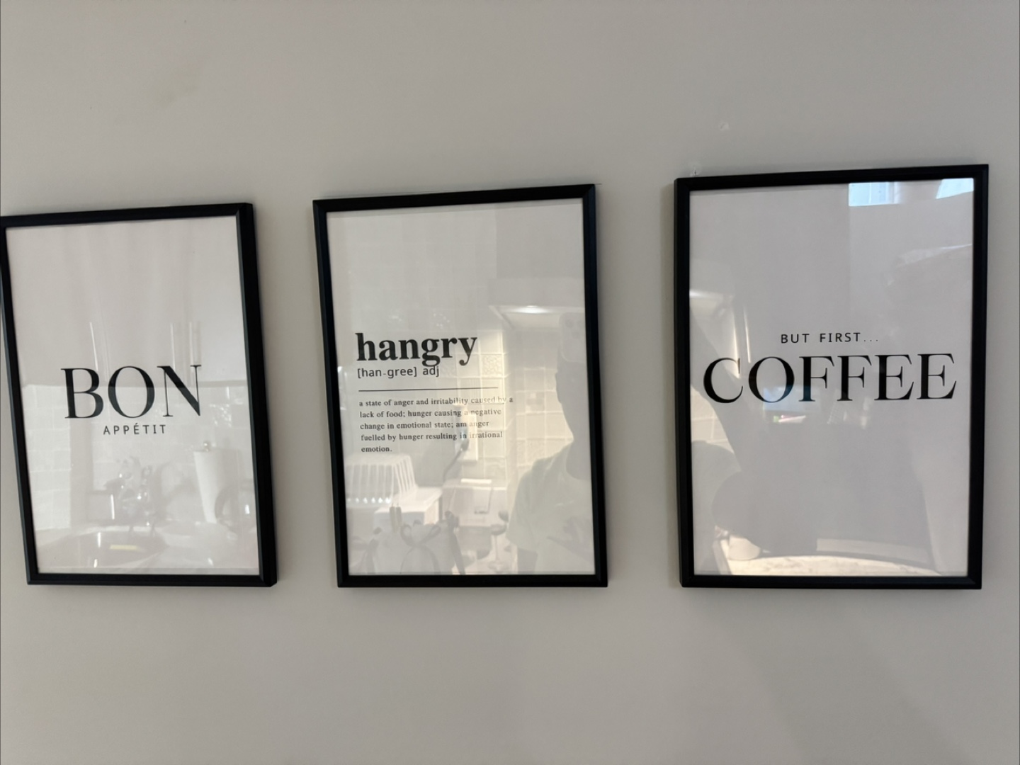 Set of 3 Framed Wall Art Prints
