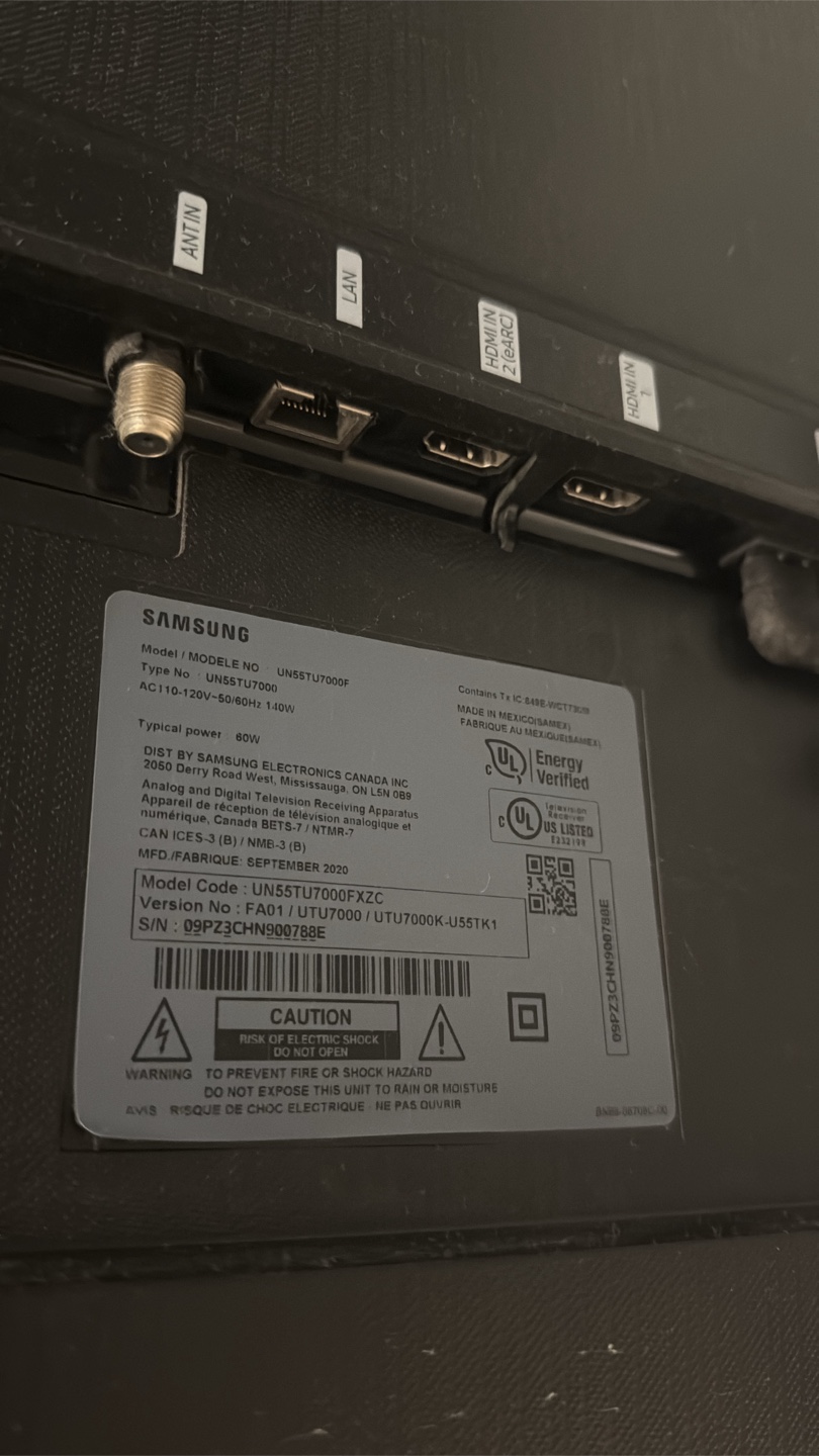 Samsung UN55TU7000F 55" 4K UHD TV - photo 2