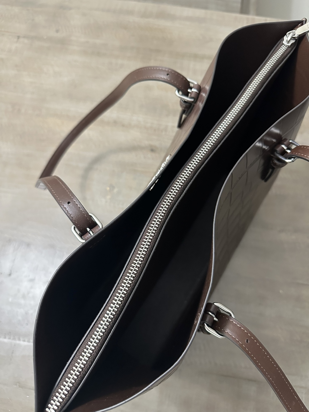 Coach Mollie Croc Tote in Maple - photo 3