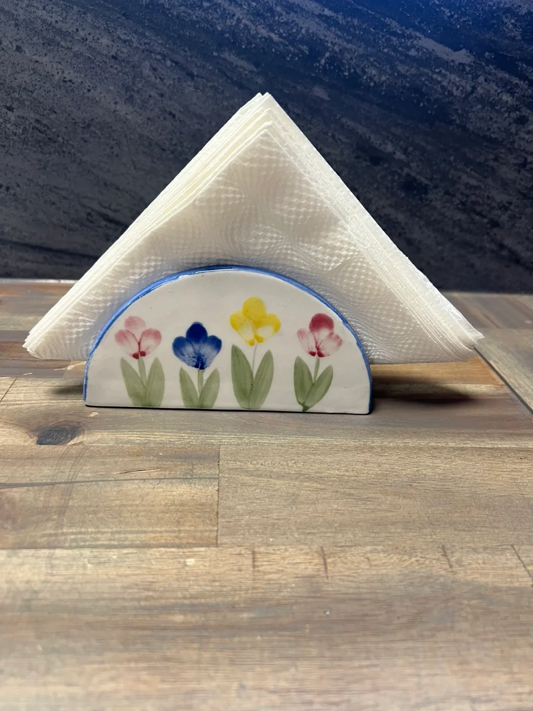 Floral Teapot, Creamer, Napkin Holder Set image indicator(6)