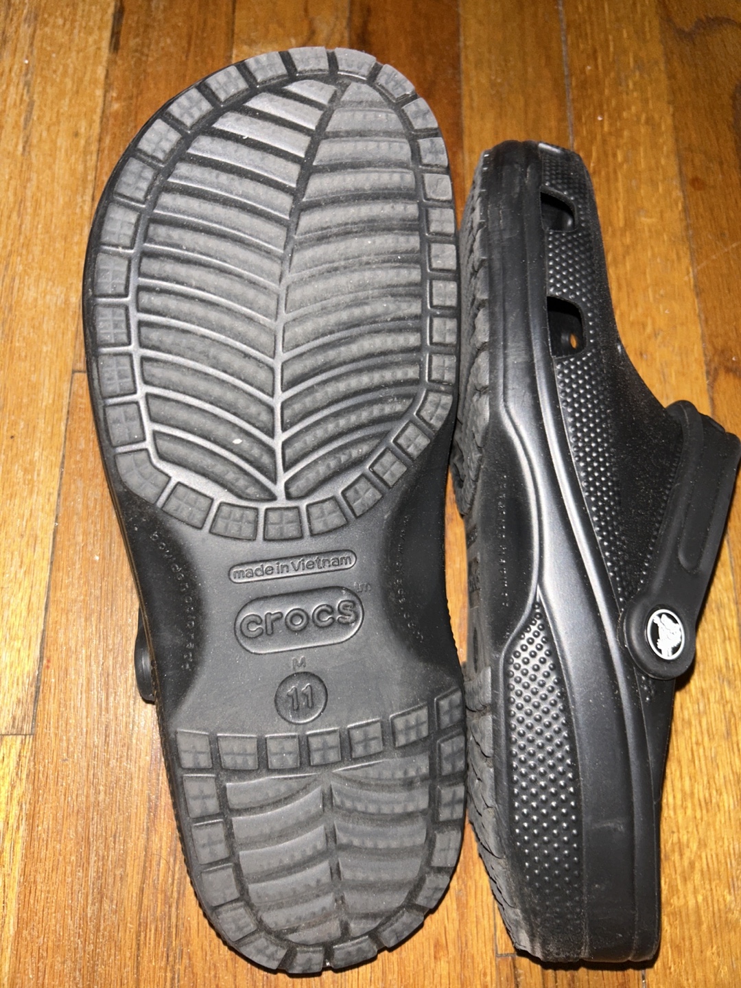 🧡 Crocs Classic Clog Black Size 11 - photo 3