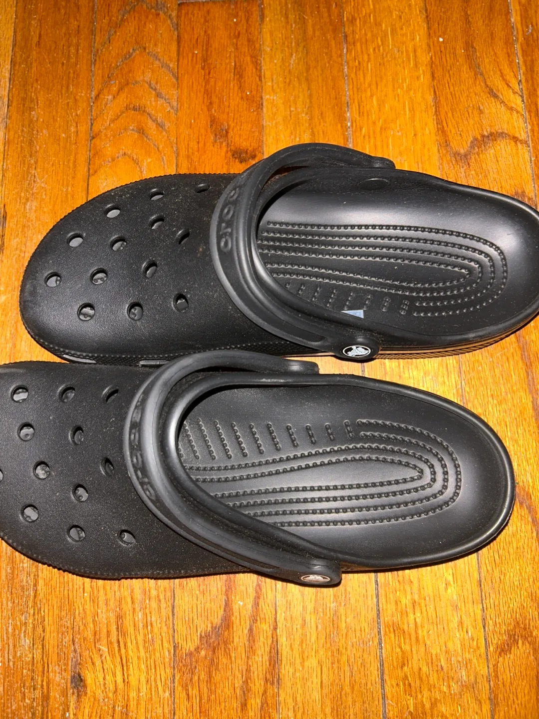 🧡 Crocs Classic Clog Black Size 11 thumbnail