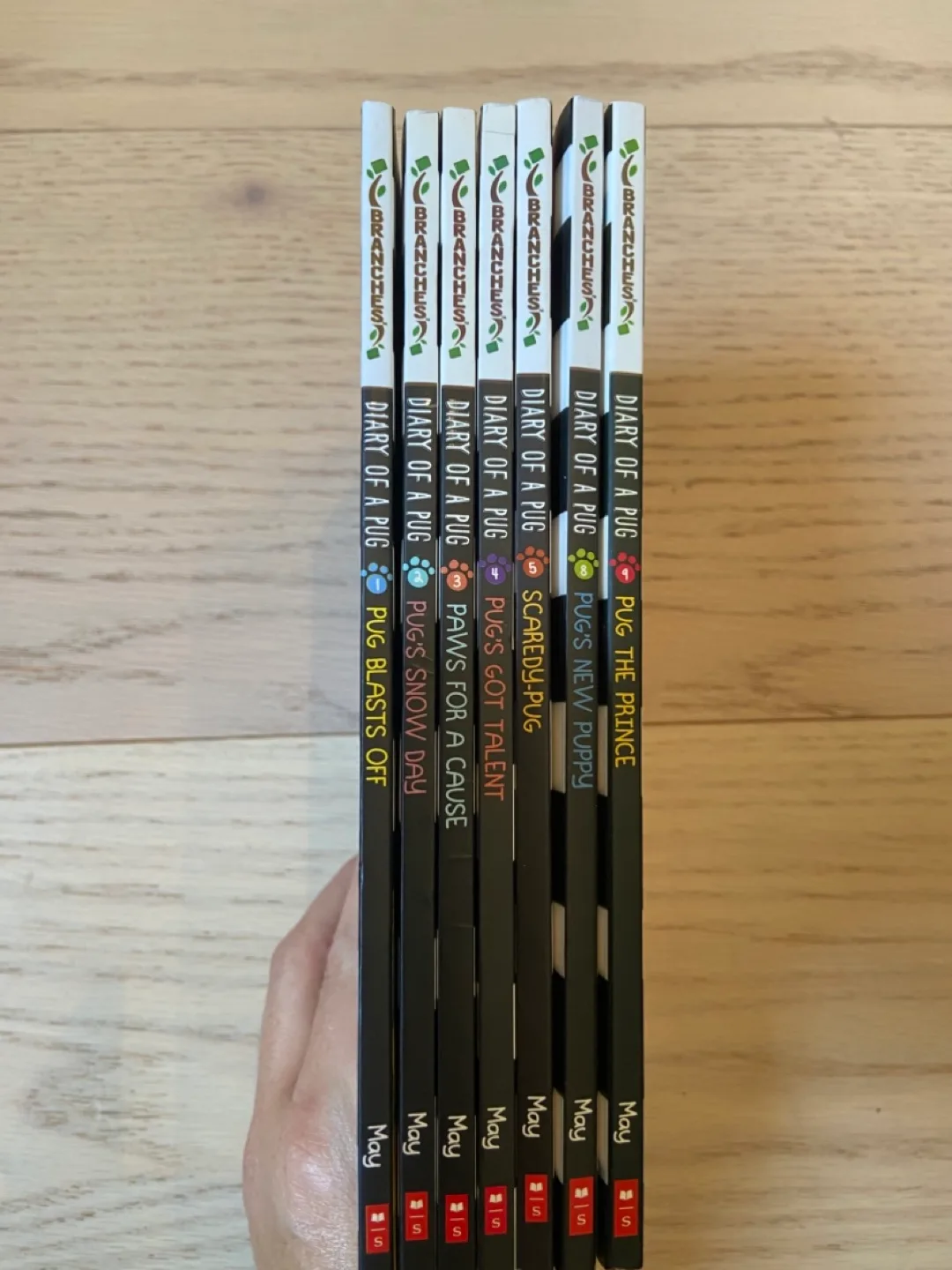 Diary of a Pug Book Series by Kyla May (7 for $10) image indicator(2)