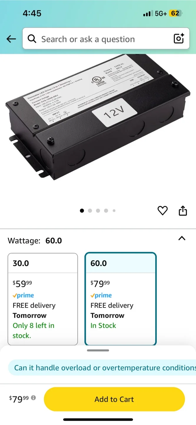 🧡Mirrea 60W LED Power Supply thumbnail