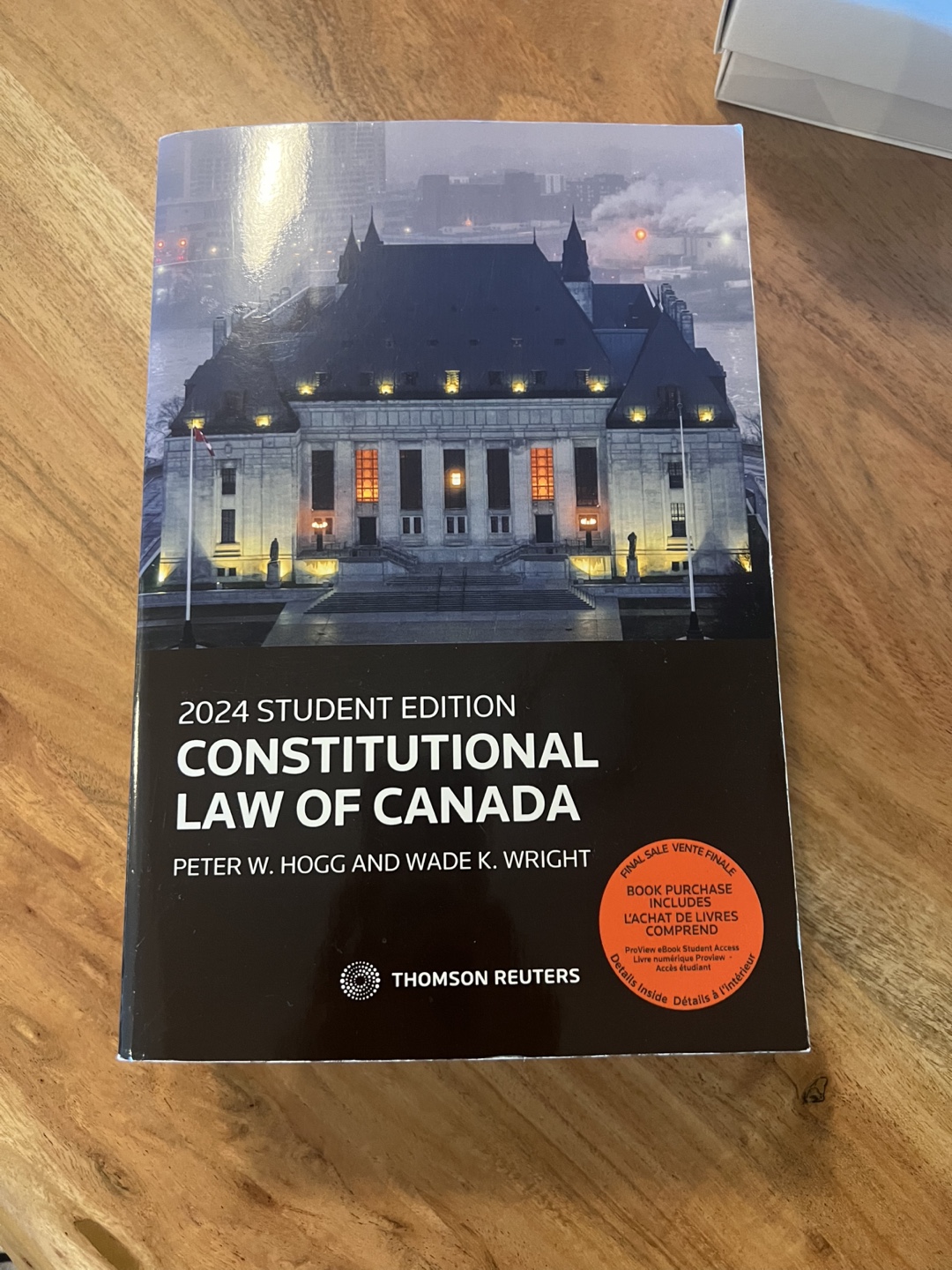 Constitutional Law of Canada, 2024 Student Edition