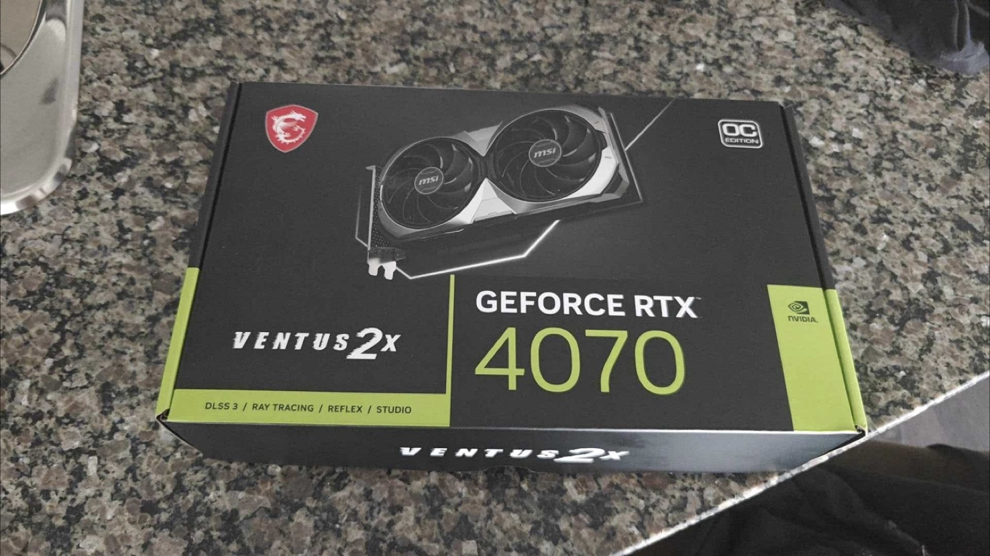 MSI GeForce RTX 4070 Ventus 2X Graphics Card - New