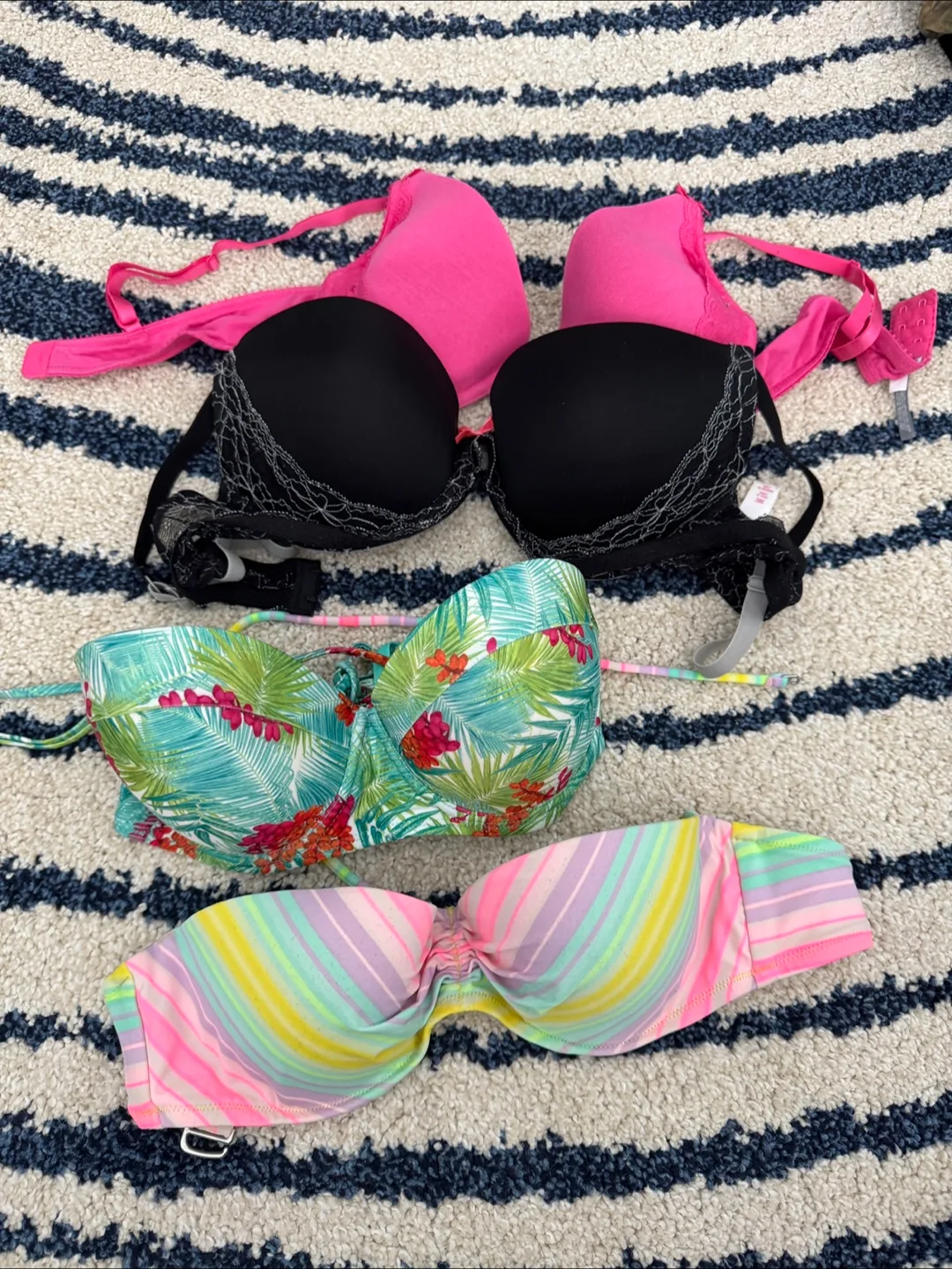 2 bikini tops & 2 bras thumbnail
