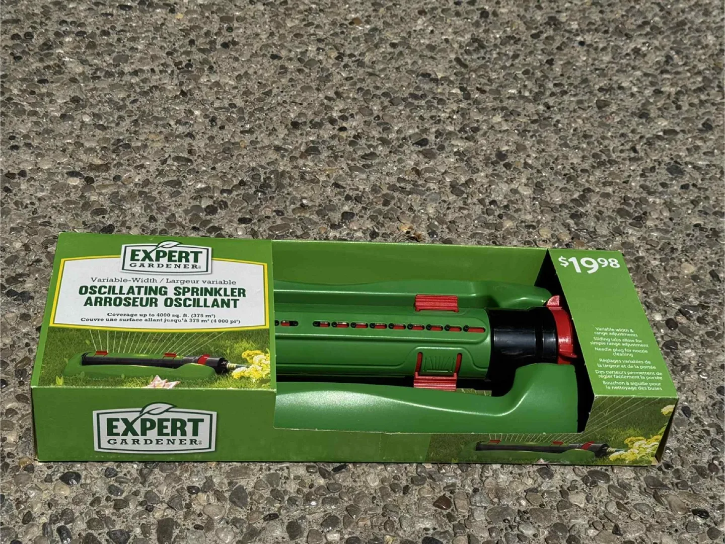 Expert Gardener Oscillating Sprinkler - New in Box! thumbnail