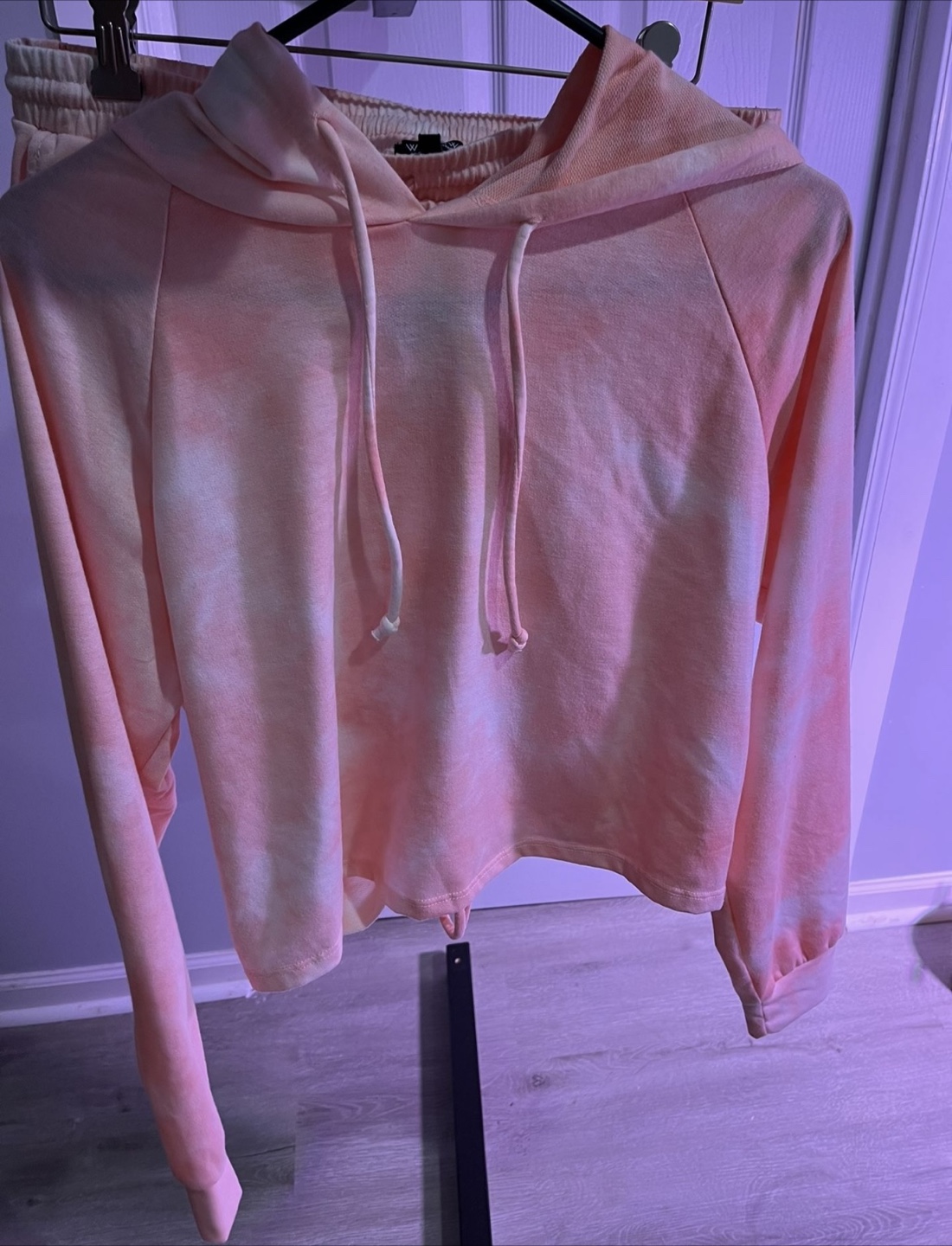 Willow Tie-Dye Hoodie & Shorts Set - XL 🧡