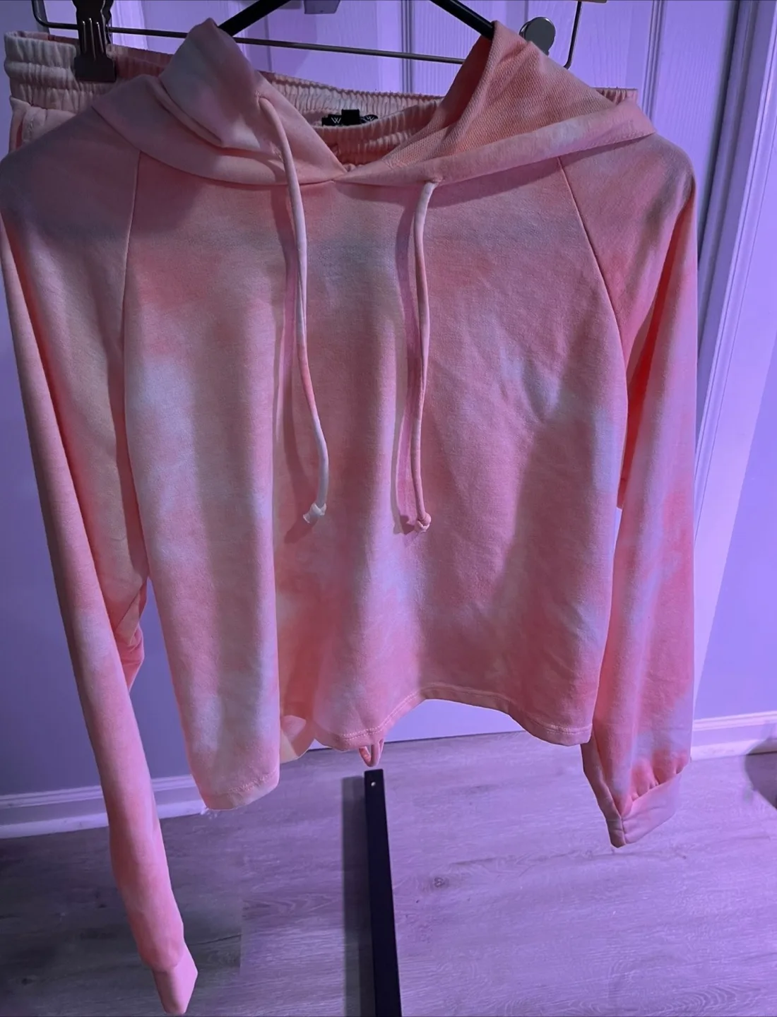 Willow Tie-Dye Hoodie & Shorts Set - XL 🧡 thumbnail