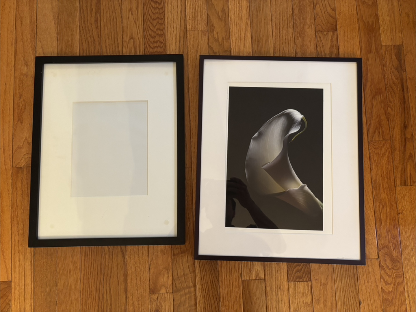 Large black picture frames: 14x18, 16x19, 20x28