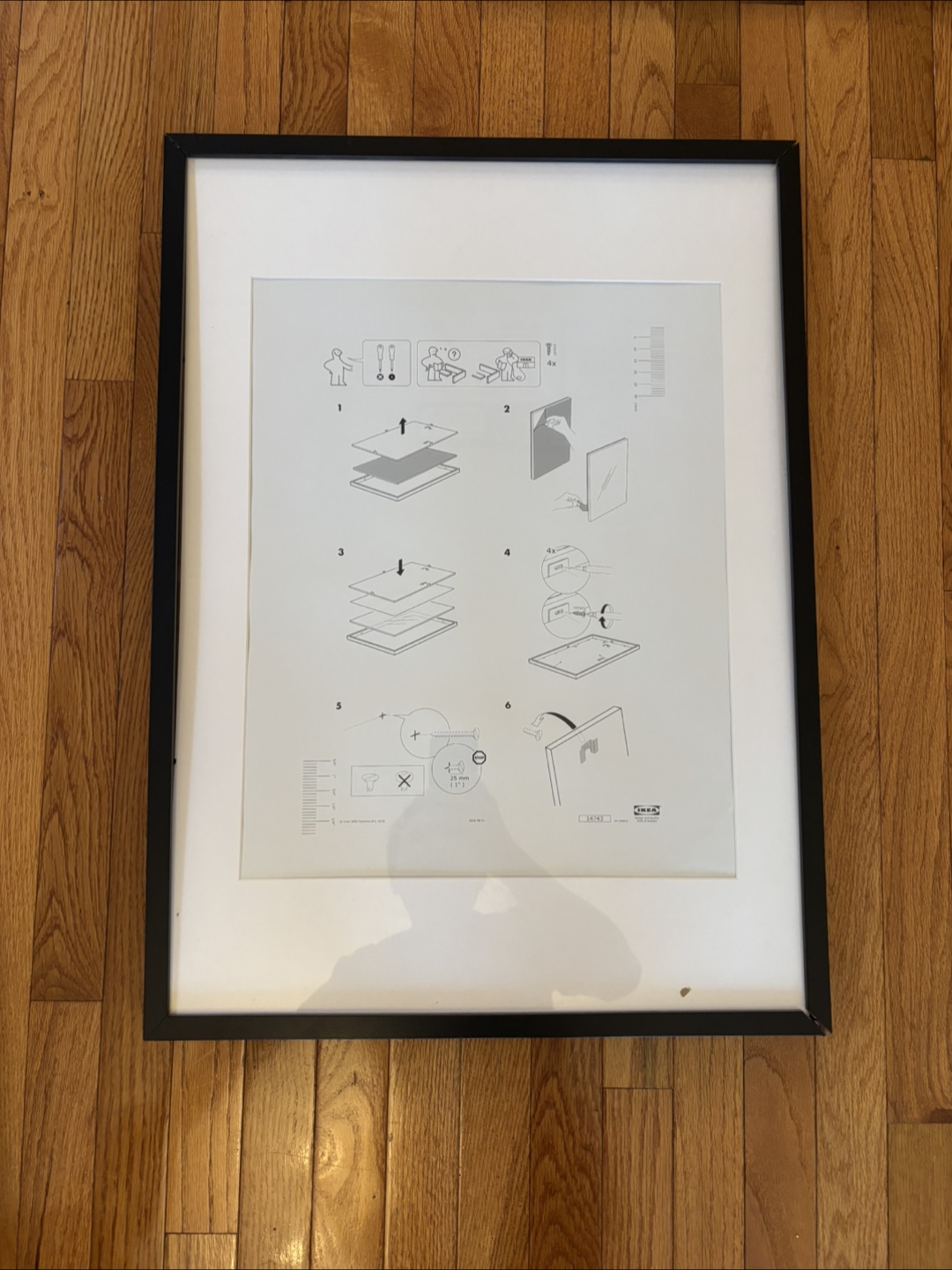 Large black picture frames: 14x18, 16x19, 20x28 - photo 2
