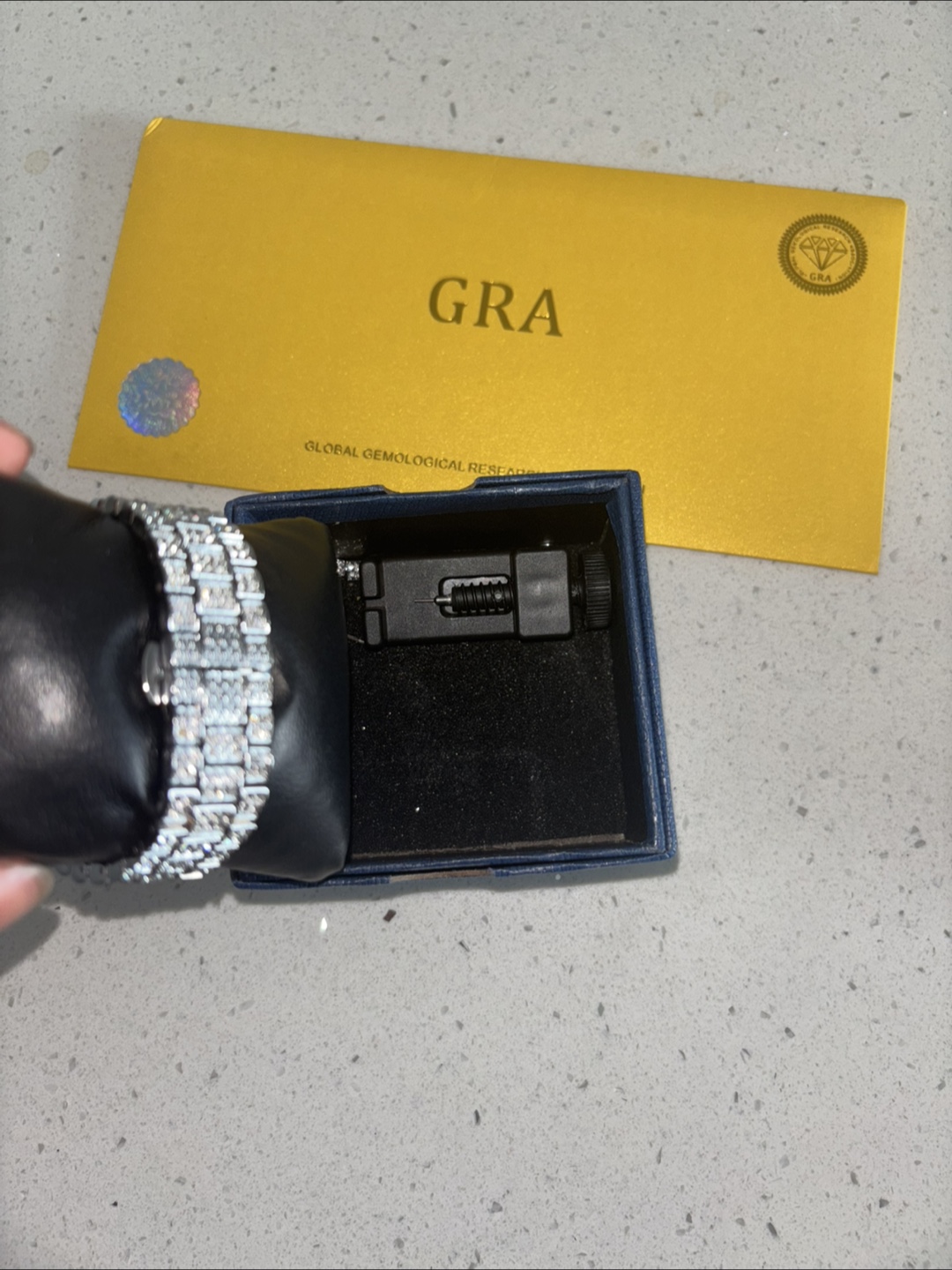 VVS Moissanite Watch in Box - photo 2