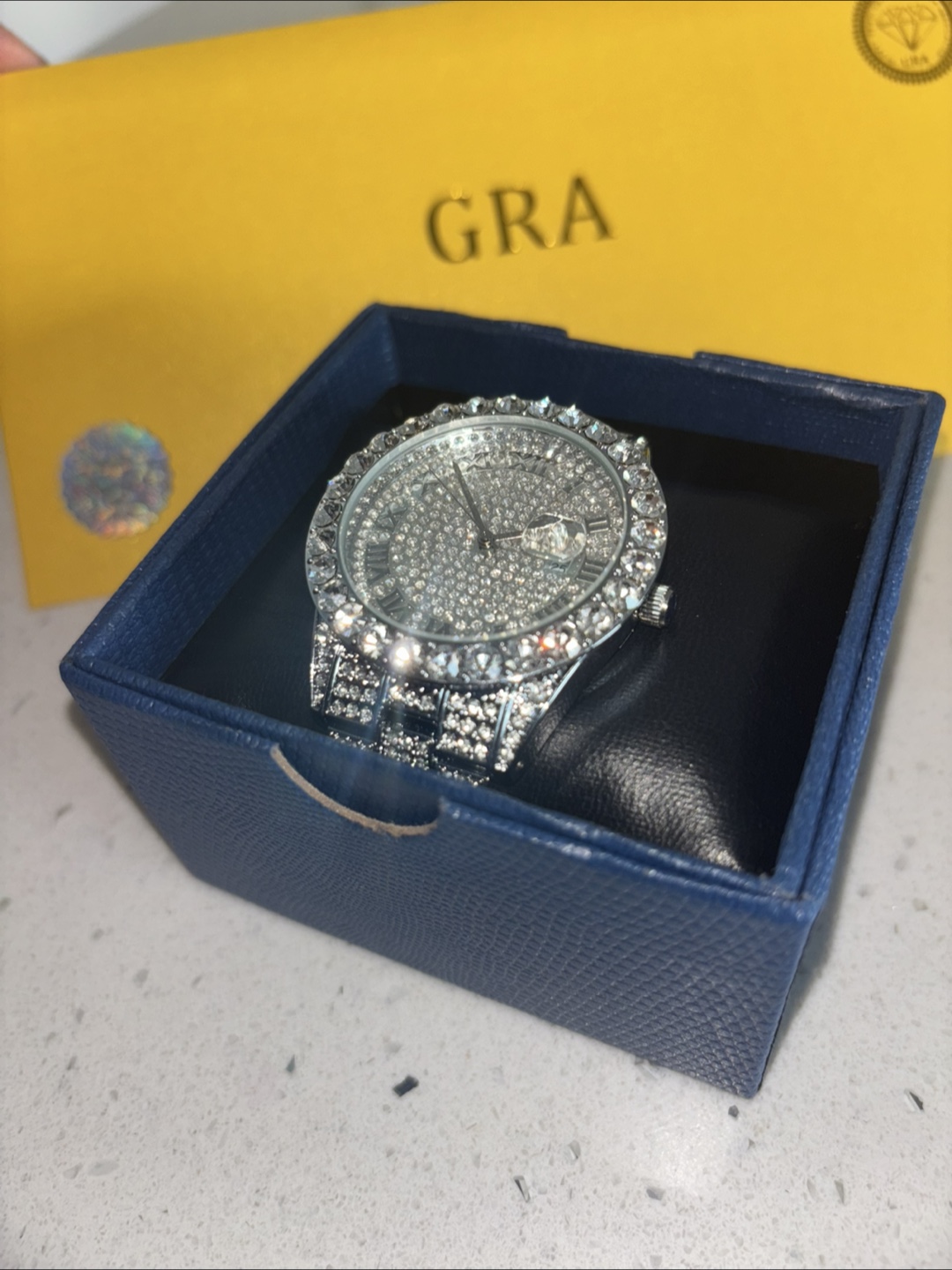 VVS Moissanite Watch in Box - photo 3