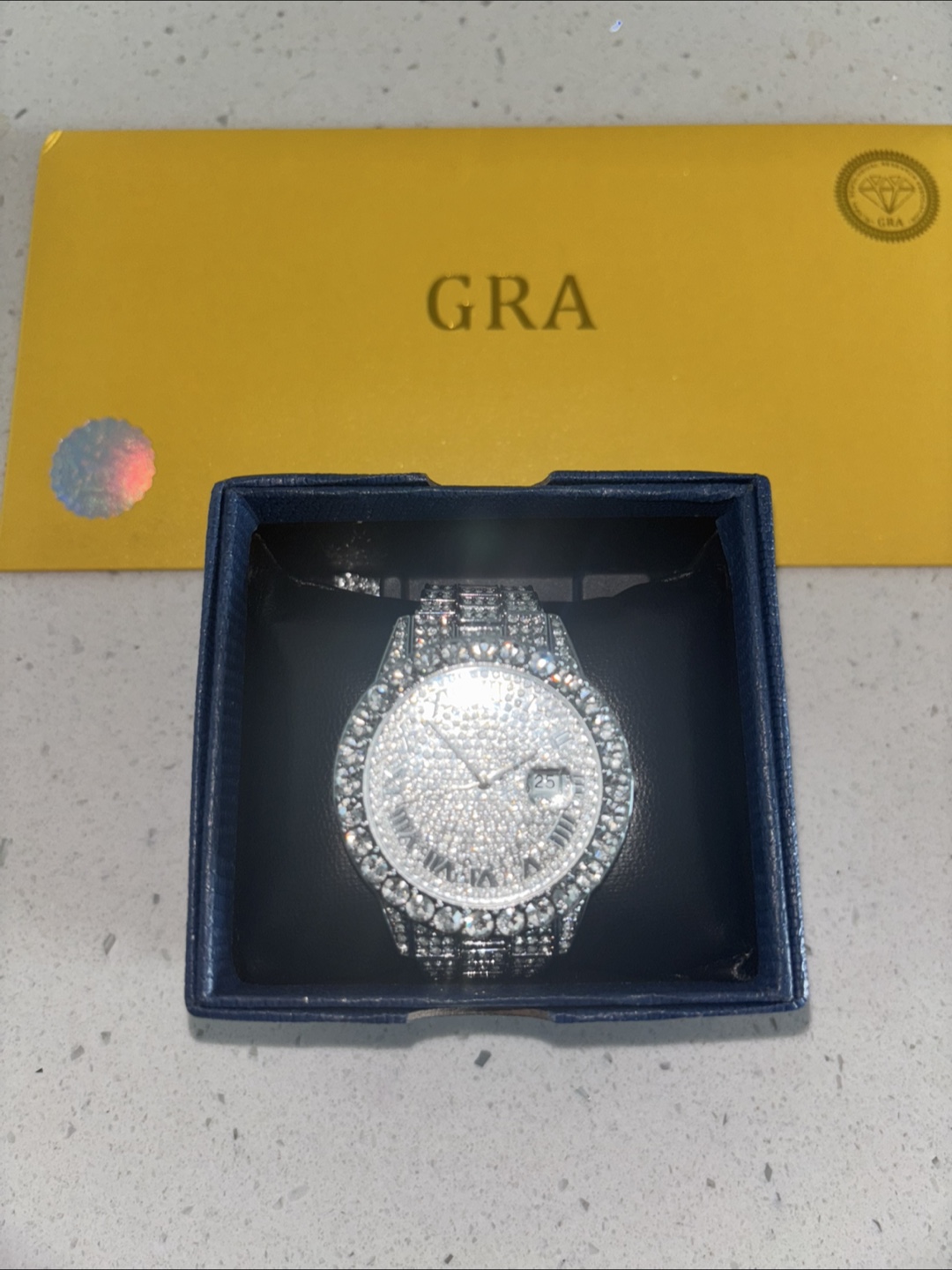 VVS Moissanite Watch in Box