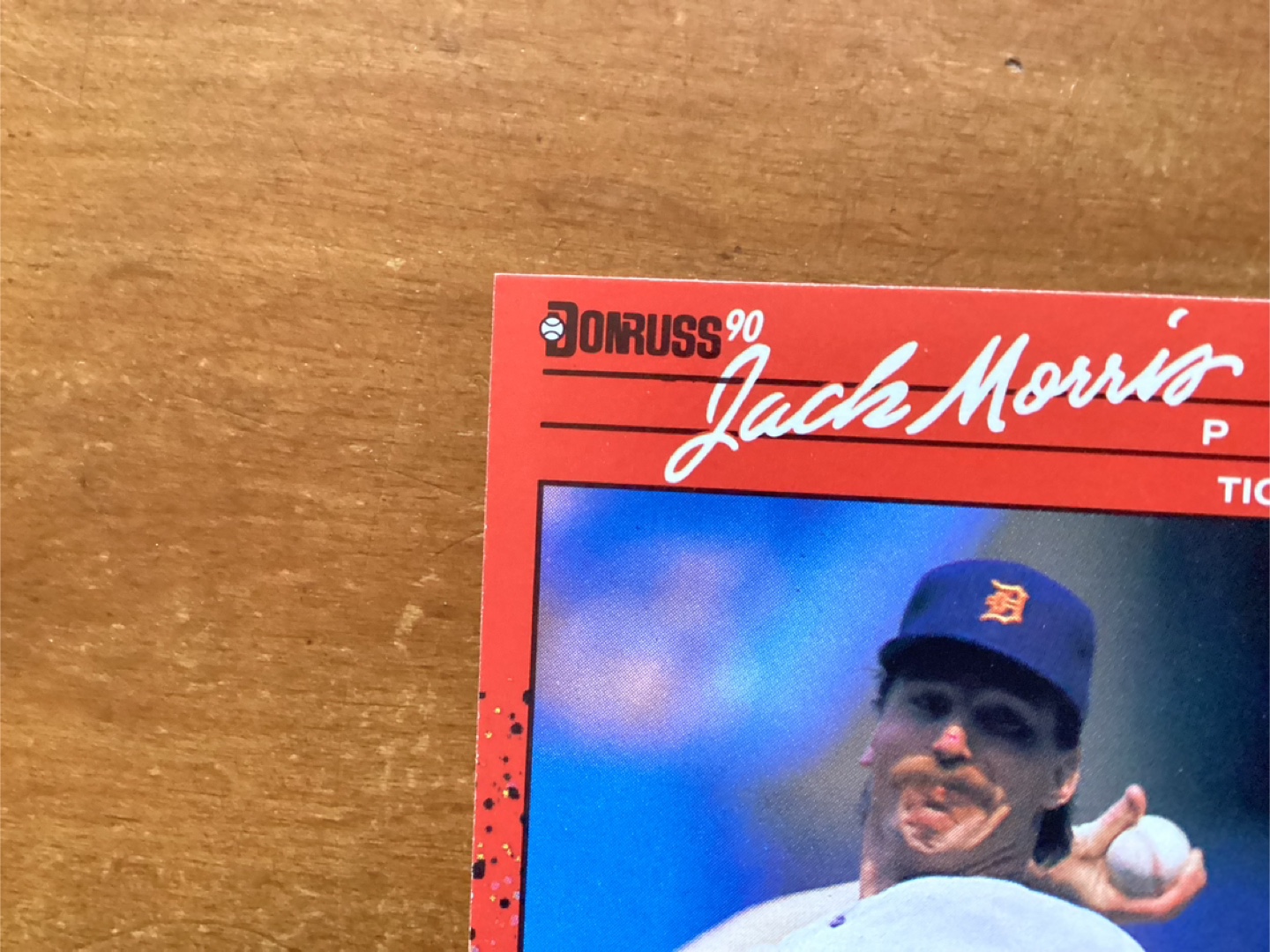 1990 DONRUSS “ERROR CARD” Jack Morris Card #639 ! - photo 2