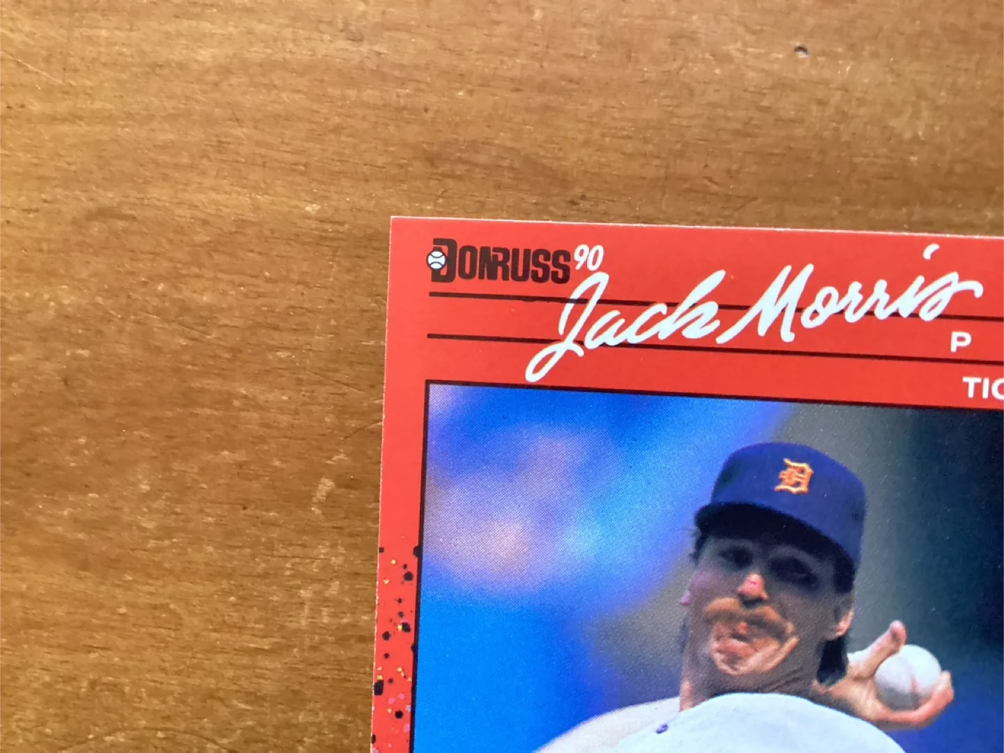 1990 DONRUSS “ERROR CARD” Jack Morris Card #639 ! image indicator(2)