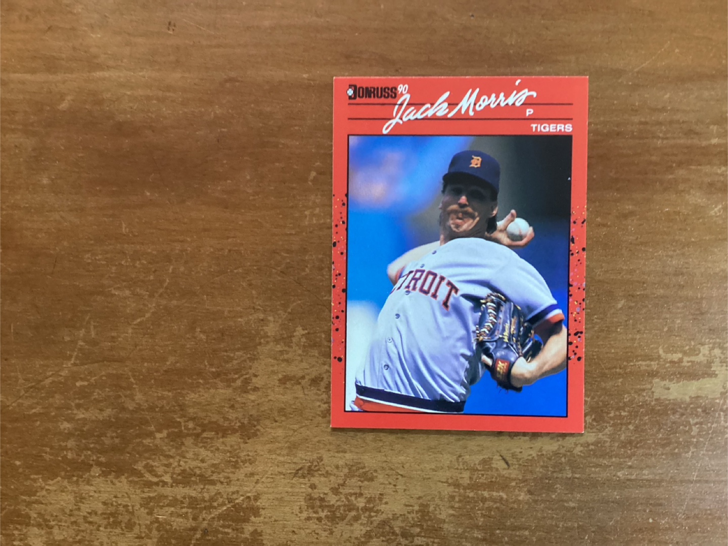 1990 DONRUSS “ERROR CARD” Jack Morris Card #639 !
